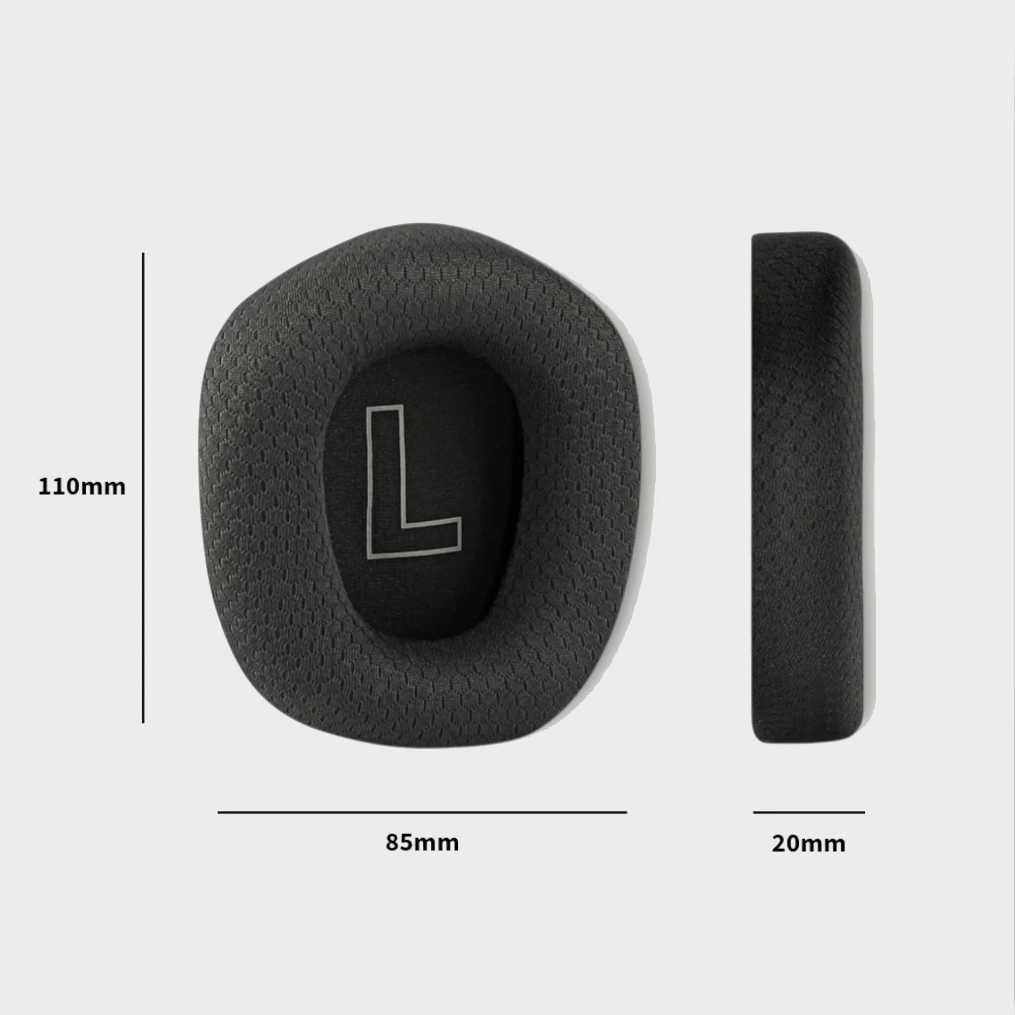Logitech G733 Ear Pads Dimensions