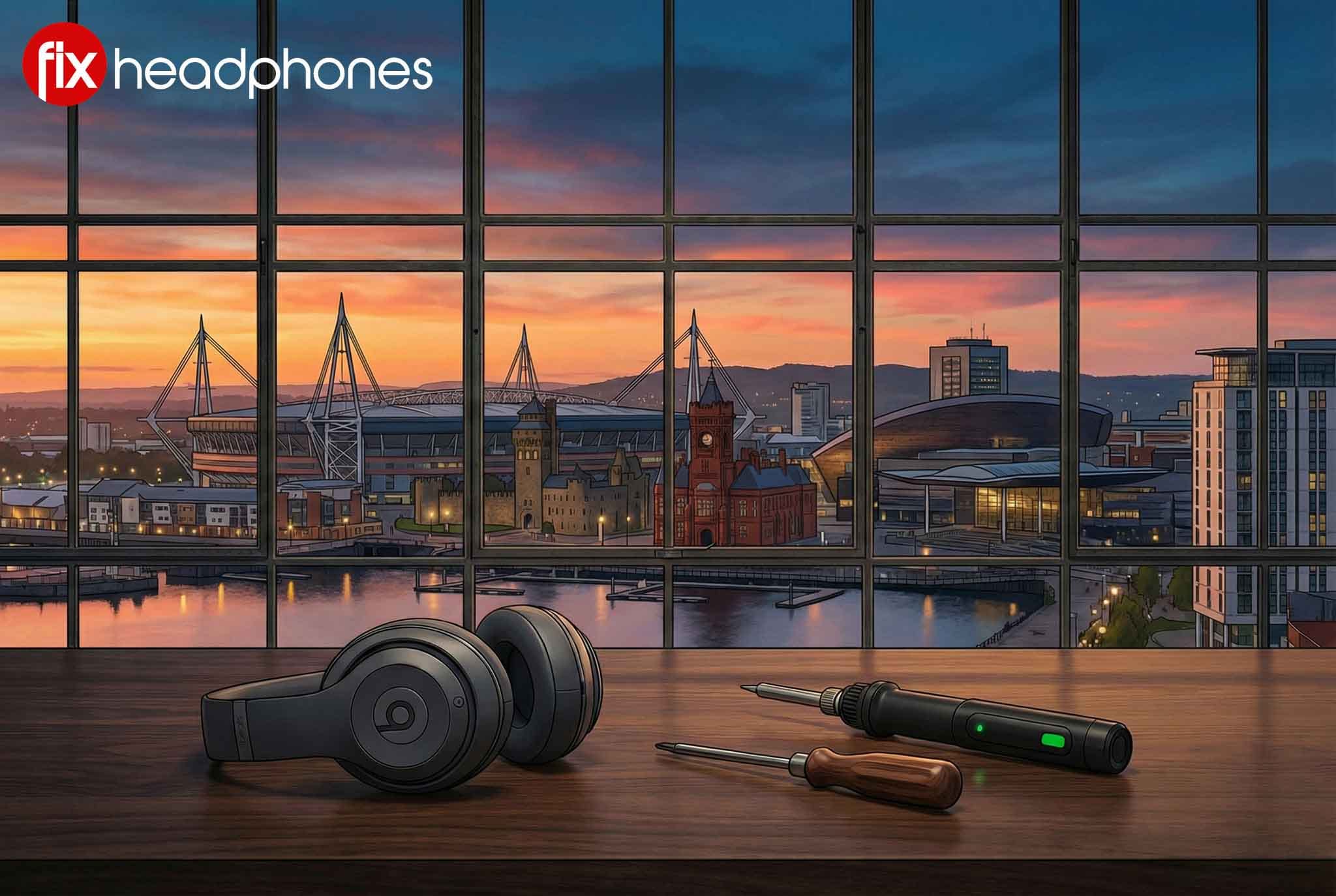 Cardiff Headphone Repair Image