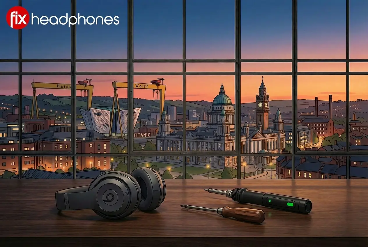 Belfast Headphone Repair Image